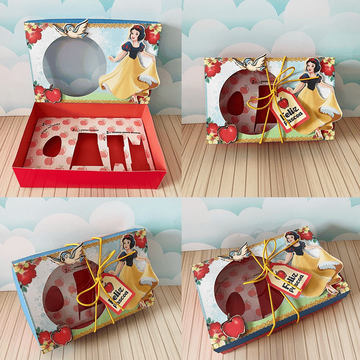 Combo Caixas Mini Confeiteiros Menina  - Arquivo de Corte Páscoa 15