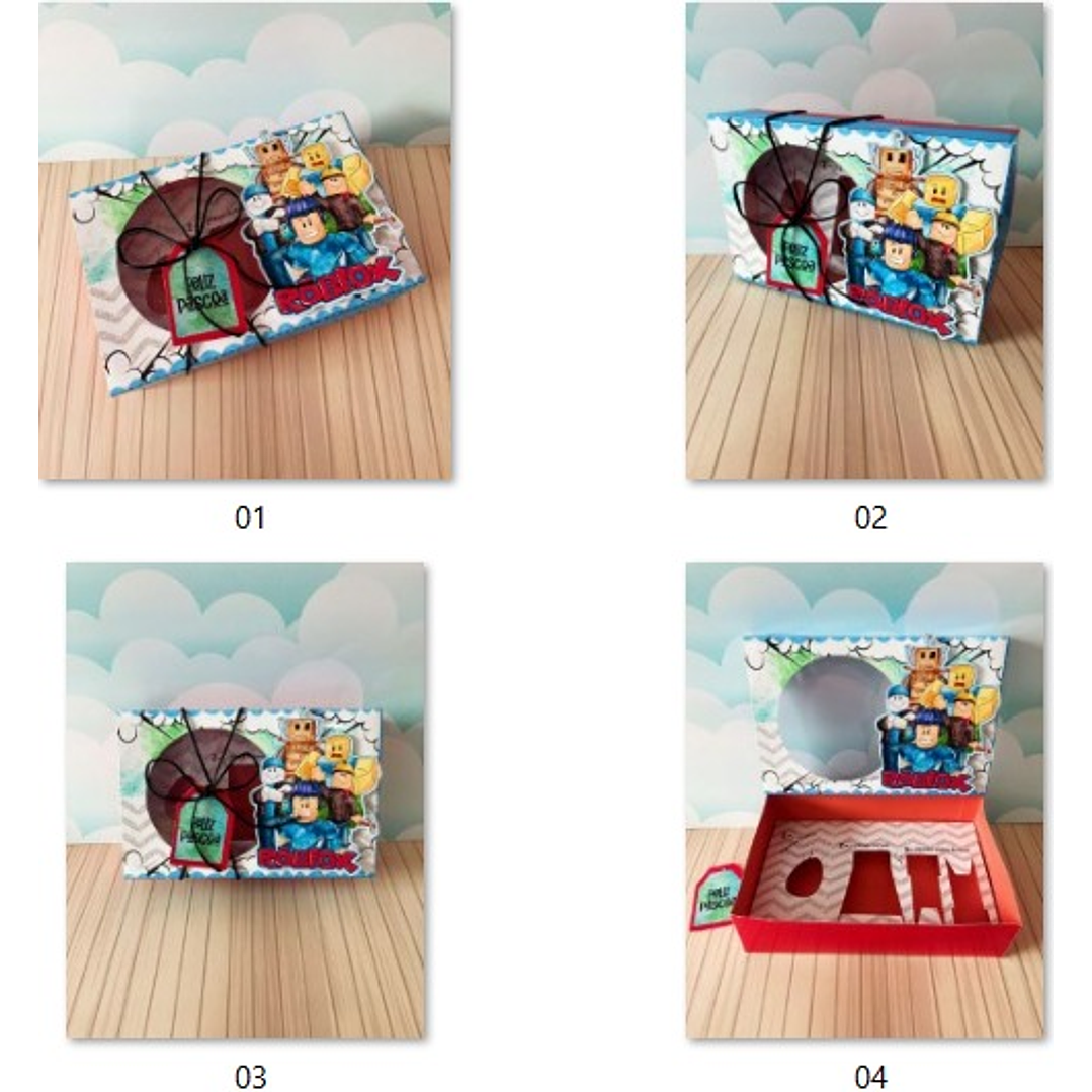 Combo Arquivo de Corte Caixa Mini Confeiteiro Menino Páscoa  15