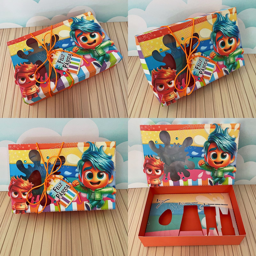 Combo Arquivo de Corte Caixa Mini Confeiteiro Menino Páscoa  8