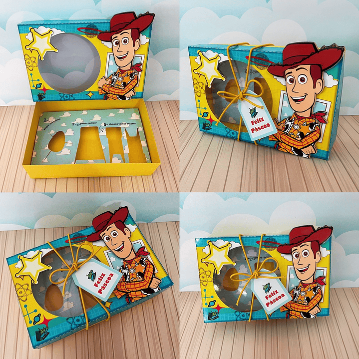 Combo Arquivo de Corte Caixa Mini Confeiteiro Menino Páscoa  14