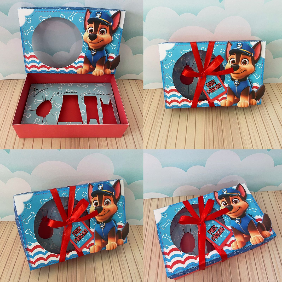 Combo Arquivo de Corte Caixa Mini Confeiteiro Menino Páscoa  17