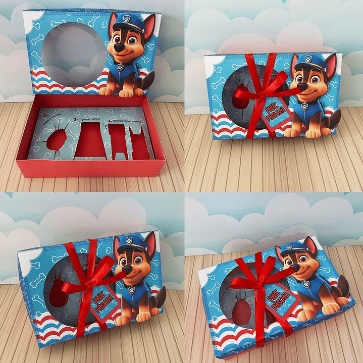 Combo Arquivo de Corte Caixa Mini Confeiteiro Menino Páscoa  17