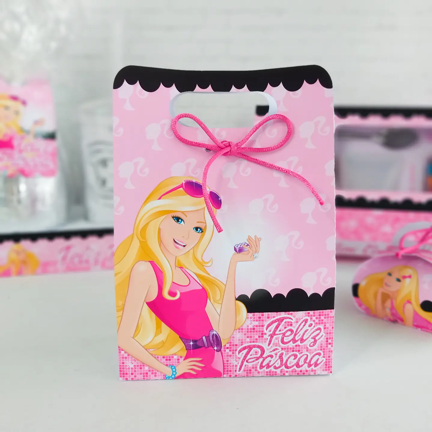Arquivo de Corte Páscoa Barbie Caixa e Caça aos ovos  5