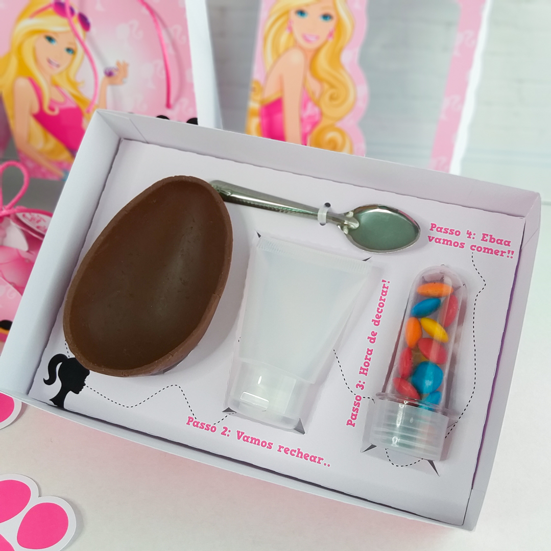 Arquivo de Corte Páscoa Barbie Caixa e Caça aos ovos  6