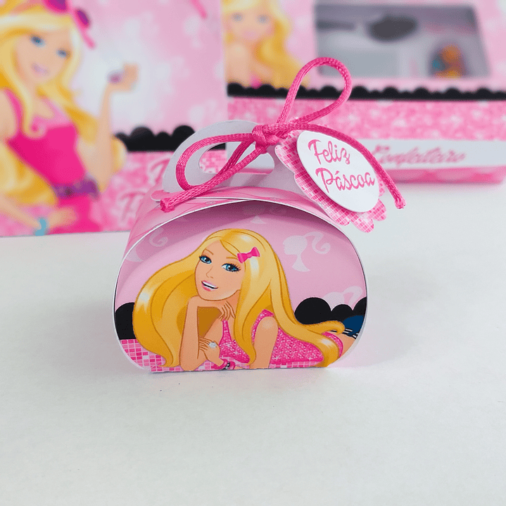 Arquivo de Corte Páscoa Barbie Caixa e Caça aos ovos  9