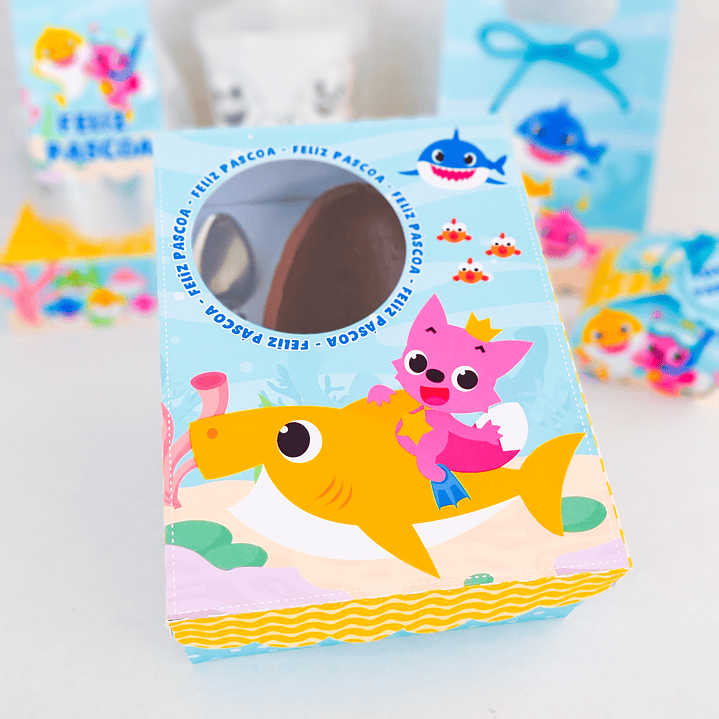 Arquivo de Corte Páscoa Baby Shark Caixas e Caça aos Ovos 4