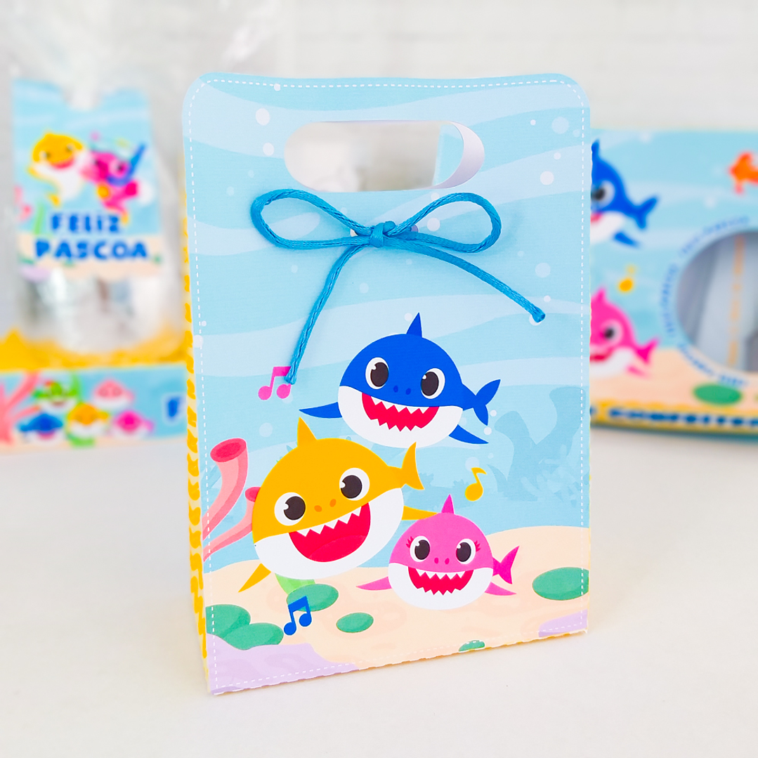 Arquivo de Corte Páscoa Baby Shark Caixas e Caça aos Ovos 12