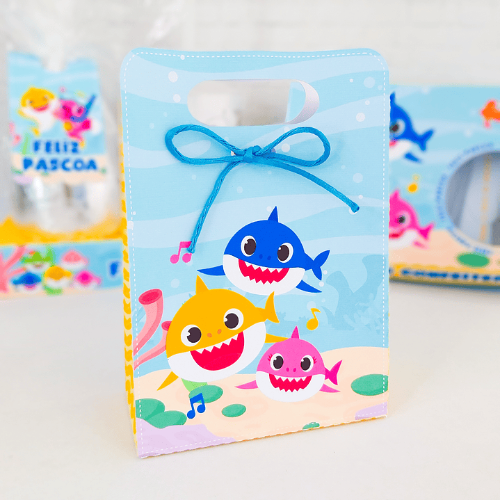 Arquivo de Corte Páscoa Baby Shark Caixas e Caça aos Ovos 12