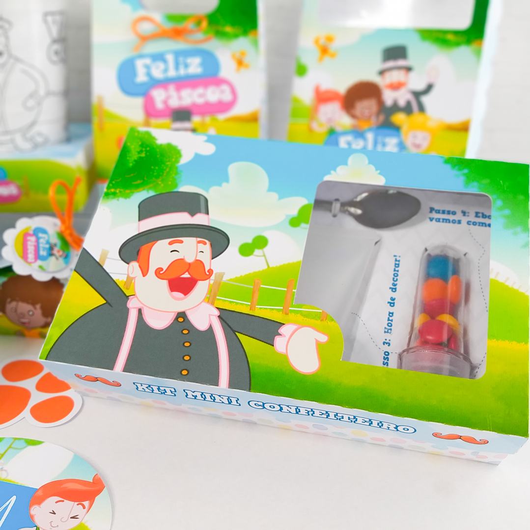 Arquivo de Corte Páscoa Mundo Bita Caixas e Caça aos Ovos 10
