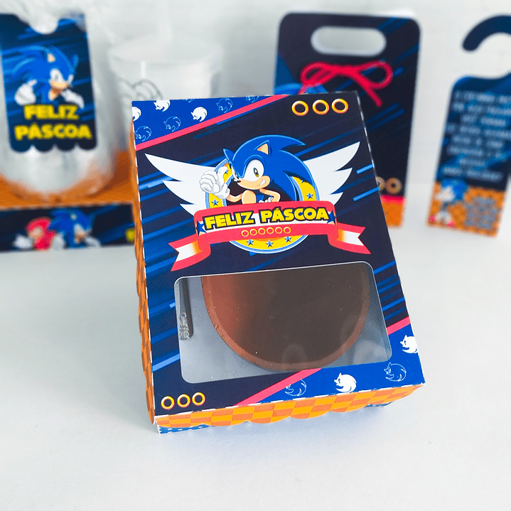 Arquivo de Corte Páscoa Sonic Caixas e Caça aos Ovos 14