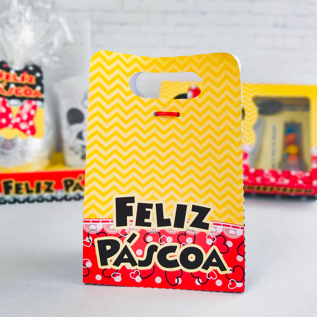 Arquivo de Corte Páscoa Minnie Caixas e Caça aos Ovos 8