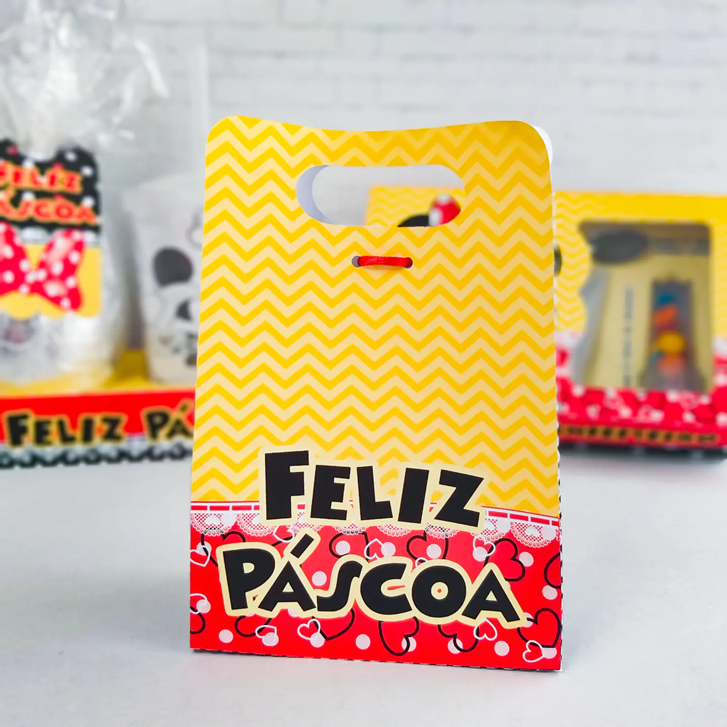 Arquivo de Corte Páscoa Minnie Caixas e Caça aos Ovos 8