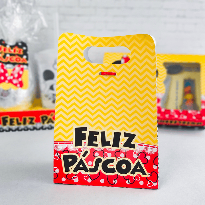 Arquivo de Corte Páscoa Minnie Caixas e Caça aos Ovos 8