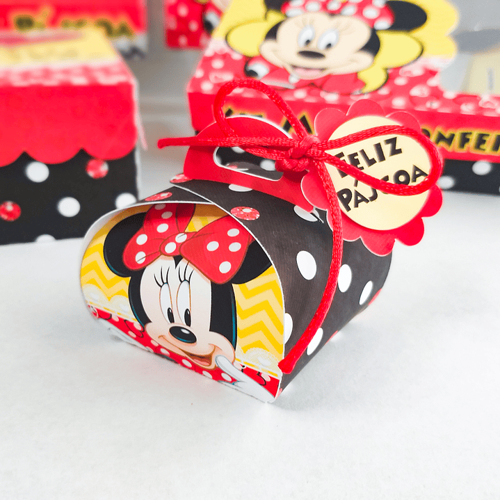 Arquivo de Corte Páscoa Minnie Caixas e Caça aos Ovos 13