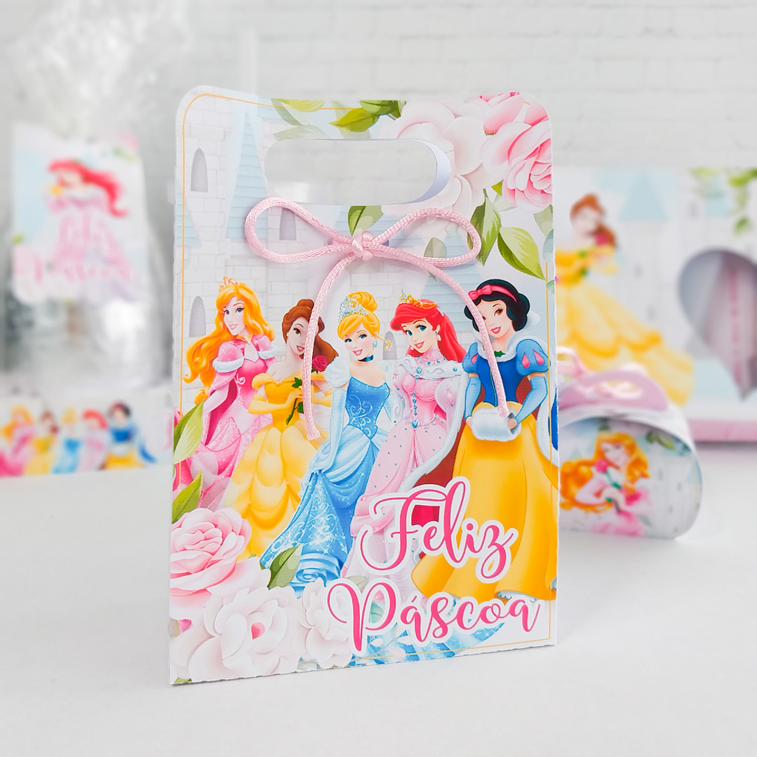 Arquivo de Corte Páscoa Princesas Disney com Caça aos Ovos 3