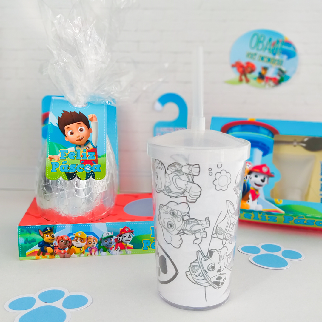 Arquivo de Corte Páscoa Patrulha Canina Caixas e Caça aos Ovos 7