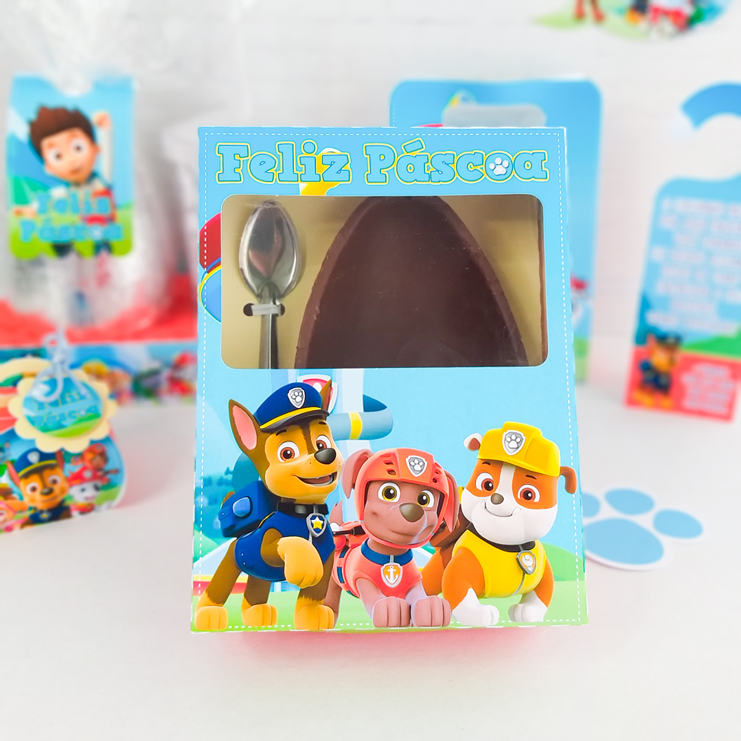 Arquivo de Corte Páscoa Patrulha Canina Caixas e Caça aos Ovos 9