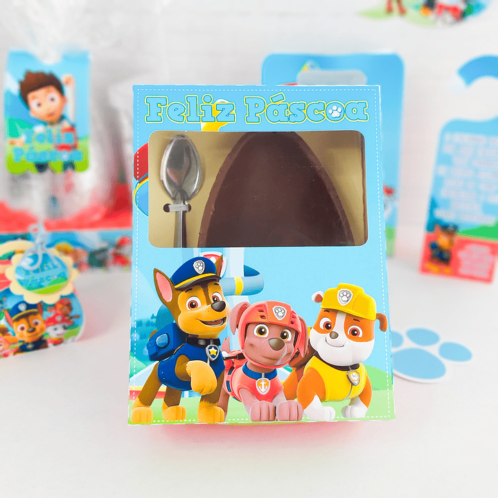 Arquivo de Corte Páscoa Patrulha Canina Caixas e Caça aos Ovos 9
