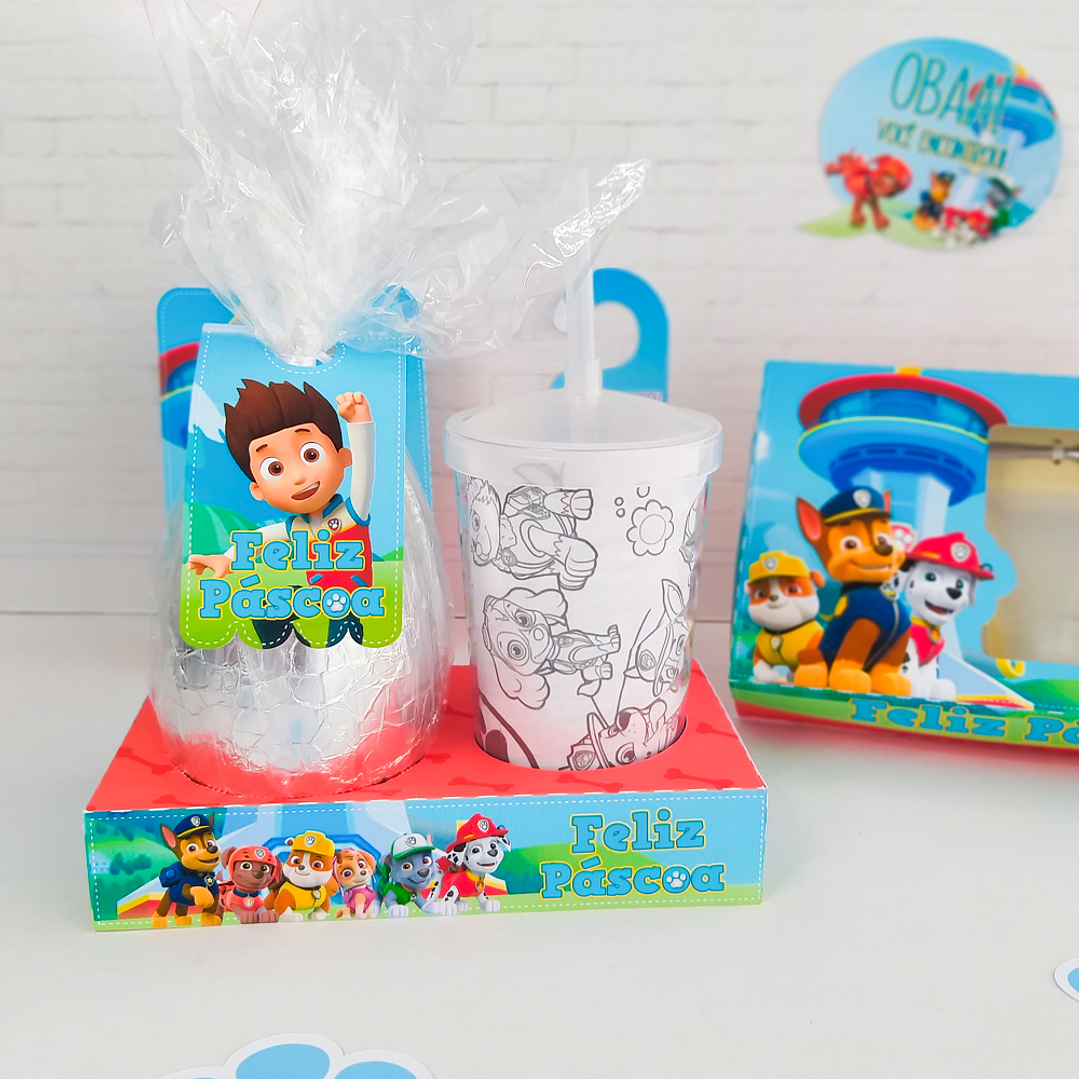 Arquivo de Corte Páscoa Patrulha Canina Caixas e Caça aos Ovos 10