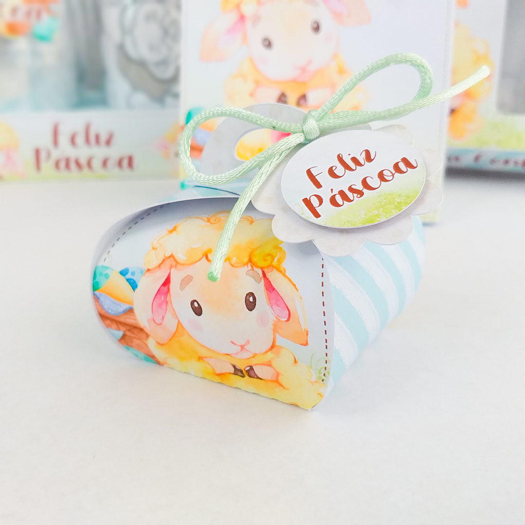 Arquivo de Corte Páscoa Cordeirinho Caixas e Caça aos Ovos 6