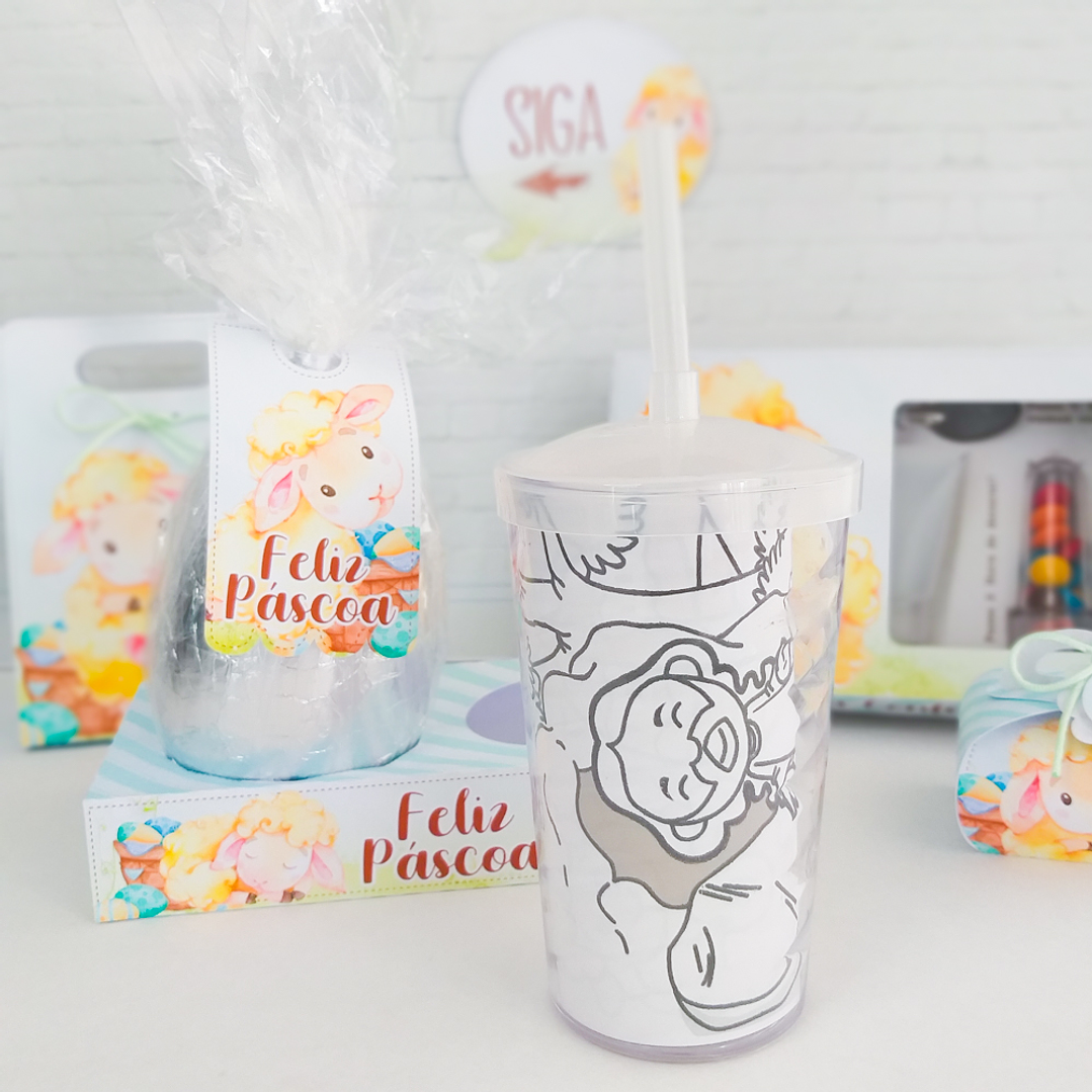 Arquivo de Corte Páscoa Cordeirinho Caixas e Caça aos Ovos 7