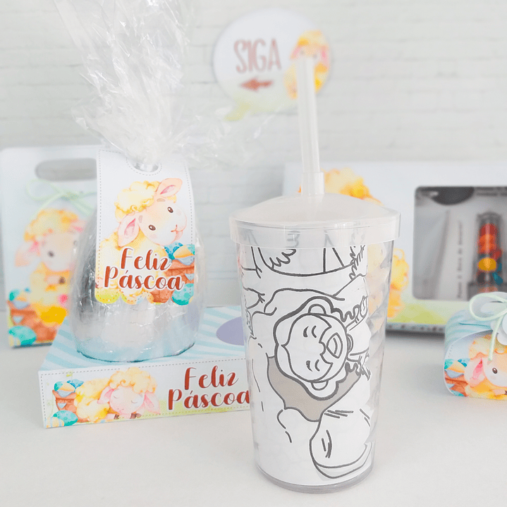 Arquivo de Corte Páscoa Cordeirinho Caixas e Caça aos Ovos 7