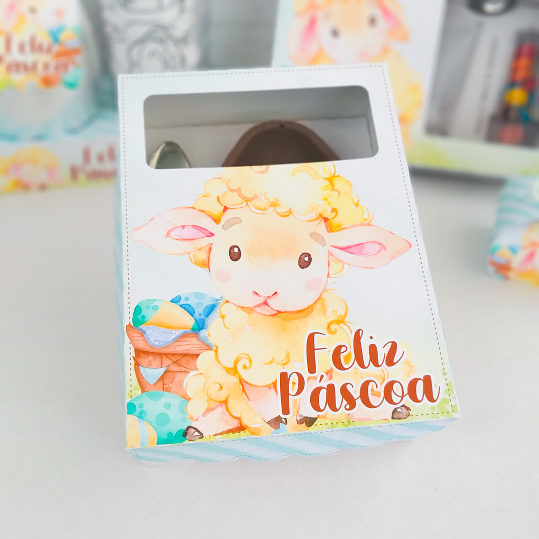 Arquivo de Corte Páscoa Cordeirinho Caixas e Caça aos Ovos 11