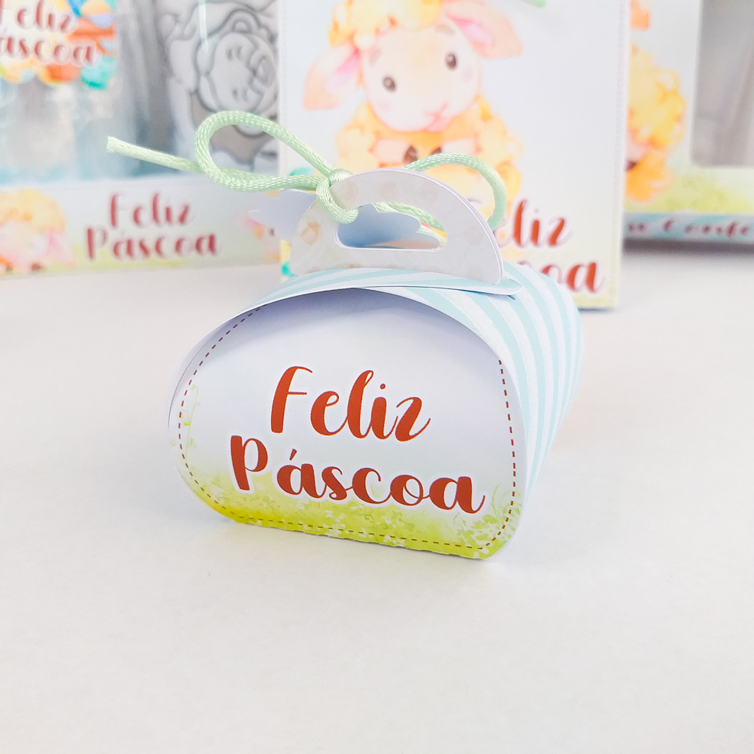 Arquivo de Corte Páscoa Cordeirinho Caixas e Caça aos Ovos 12