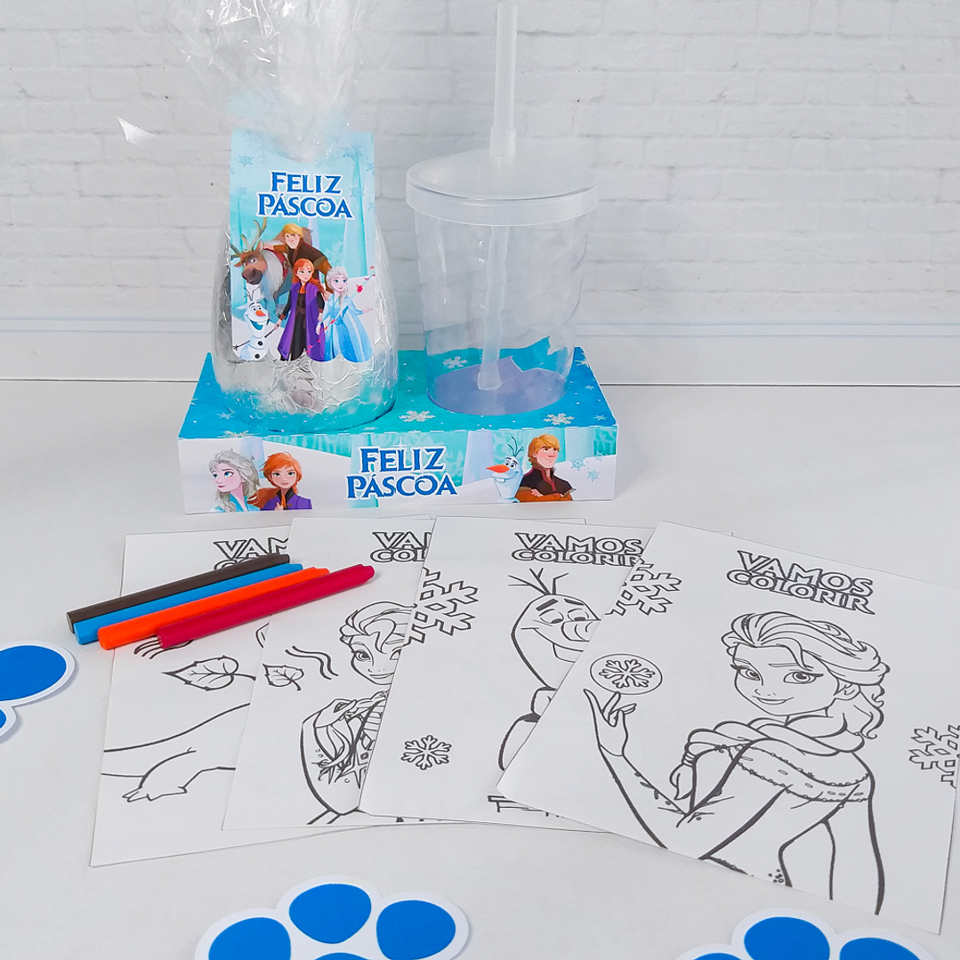Arquivo de Corte Páscoa Frozen Caixas e Caça aos Ovos 8