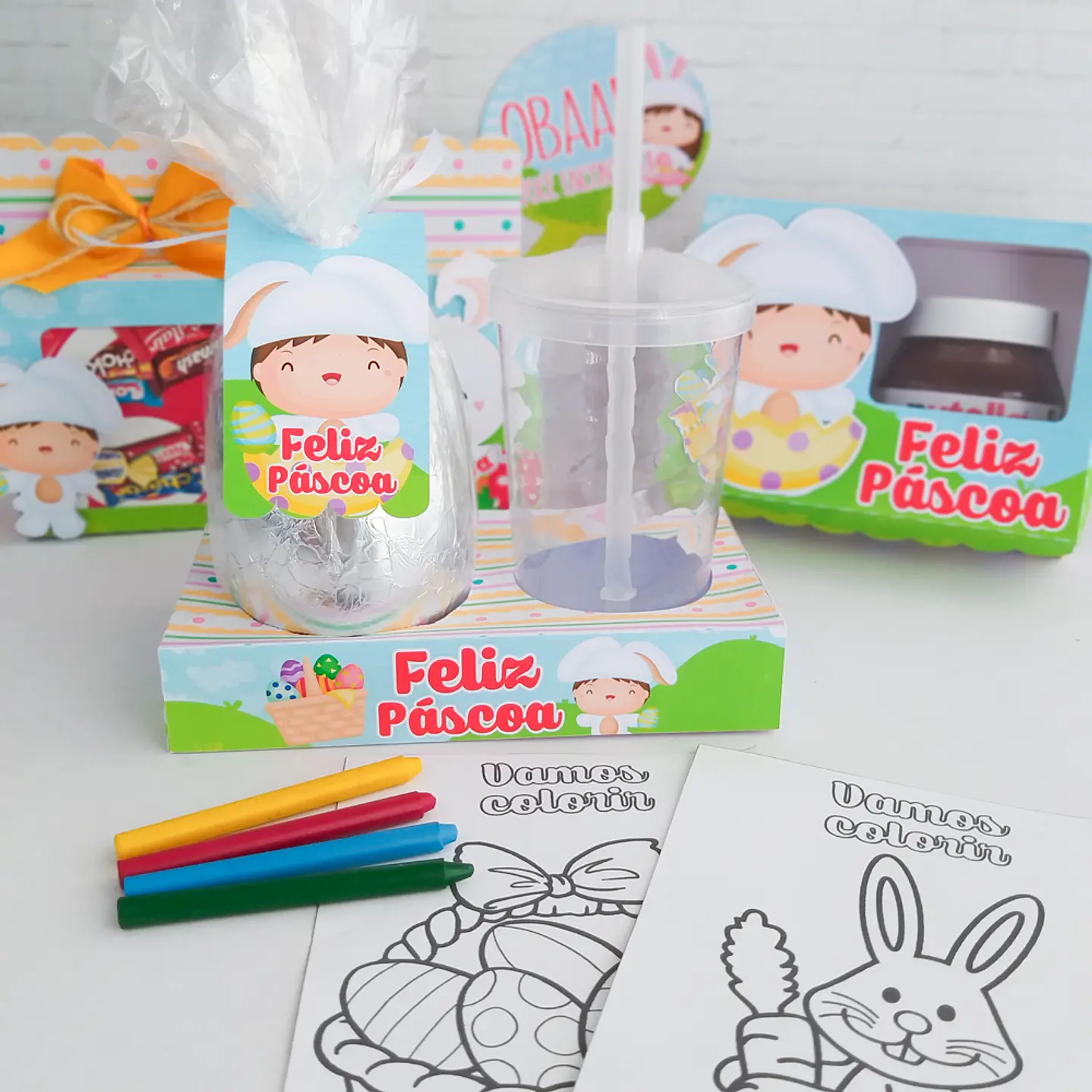 Arquivo de Corte Páscoa Infantil Caixas e Lembrancinhas 7