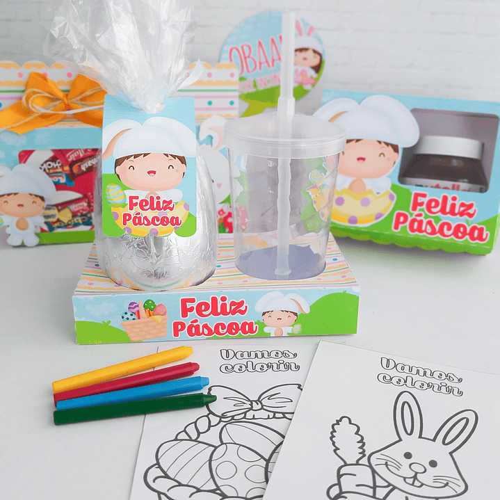 Arquivo de Corte Páscoa Infantil Caixas e Lembrancinhas 7