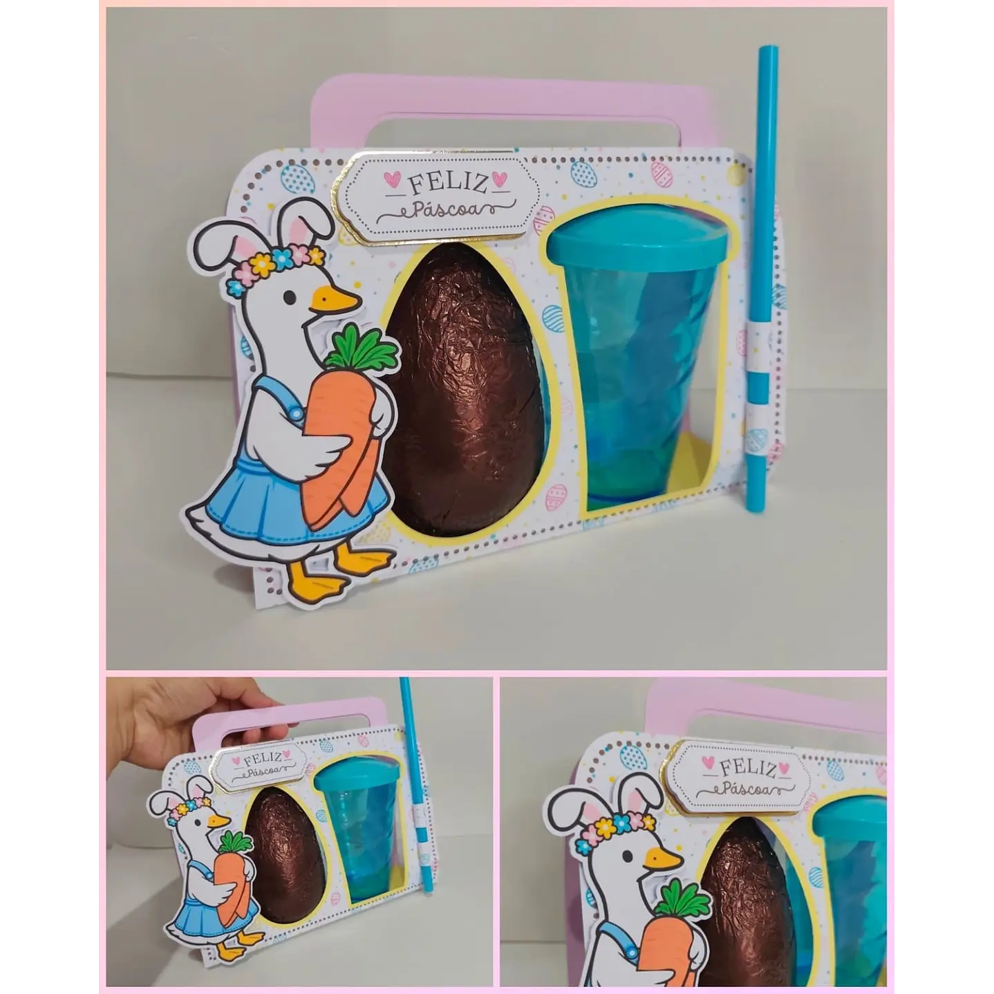 Arquivo de Corte Porta Ovo Páscoa e Copo Twister 4 Temas Studio e PDF 2