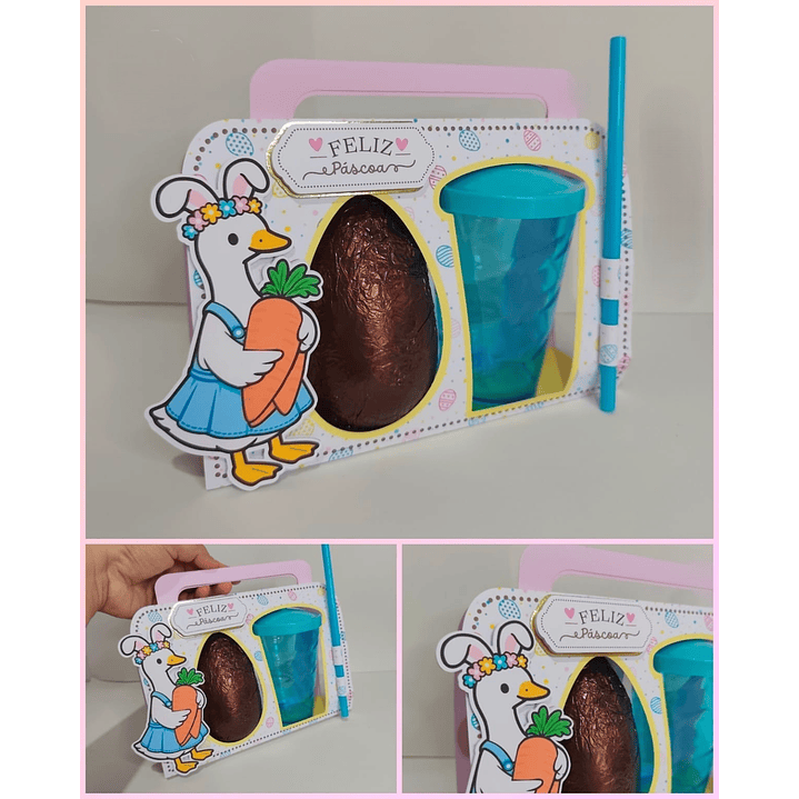 Arquivo de Corte Porta Ovo Páscoa e Copo Twister 4 Temas Studio e PDF 2