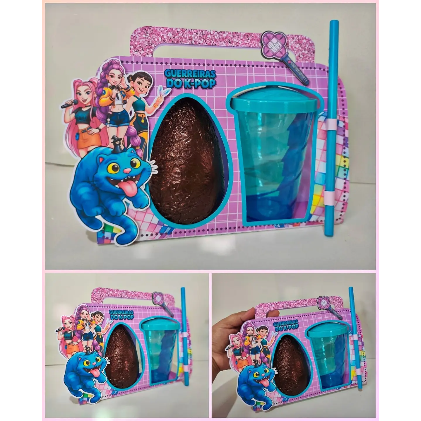 Arquivo de Corte Porta Ovo Páscoa e Copo Twister 4 Temas Studio e PDF 4