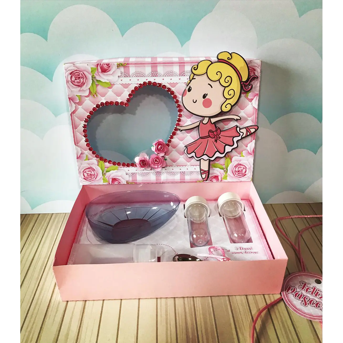 Pack Páscoa 17 Caixas Mini Confeiteiro Menina  2