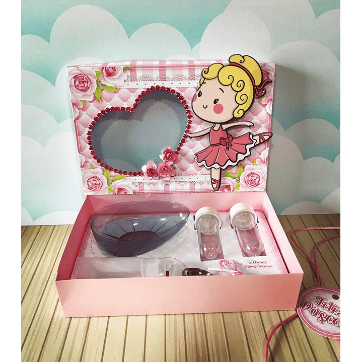 Pack Páscoa 17 Caixas Mini Confeiteiro Menina  5