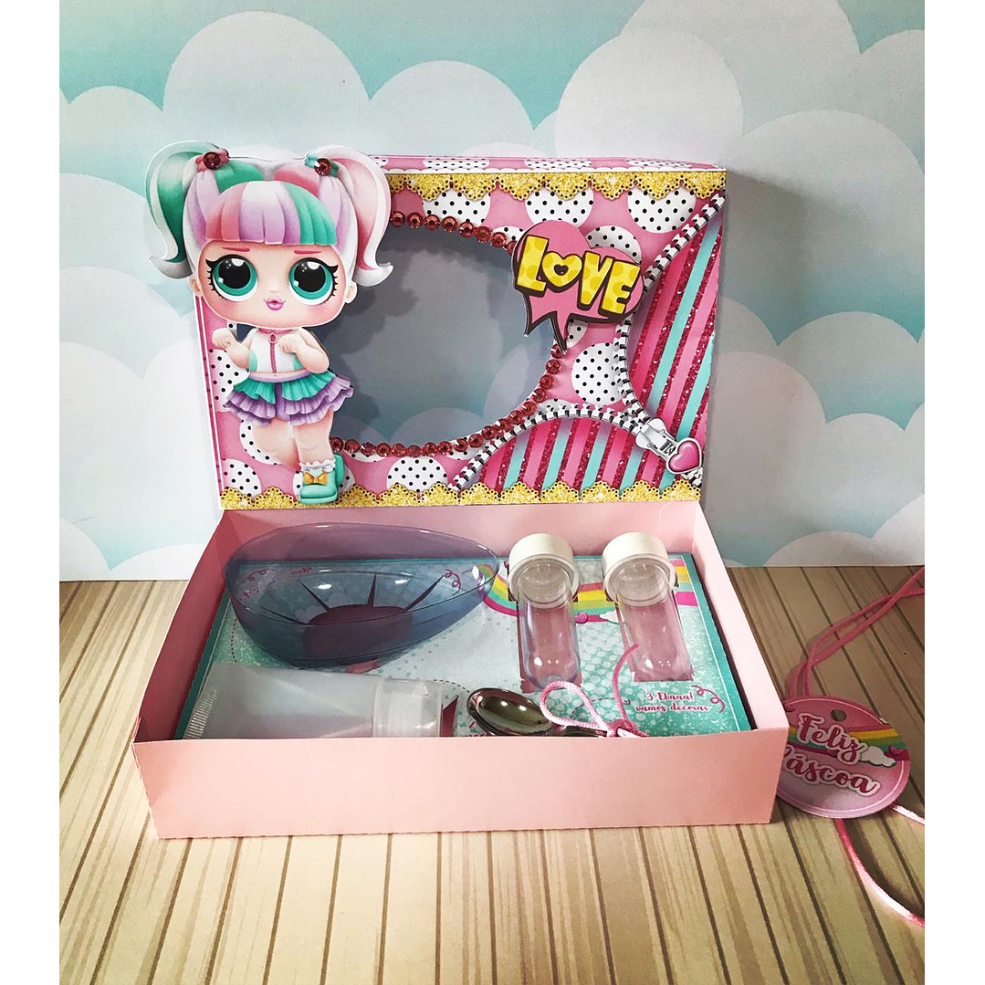 Pack Páscoa 17 Caixas Mini Confeiteiro Menina  8