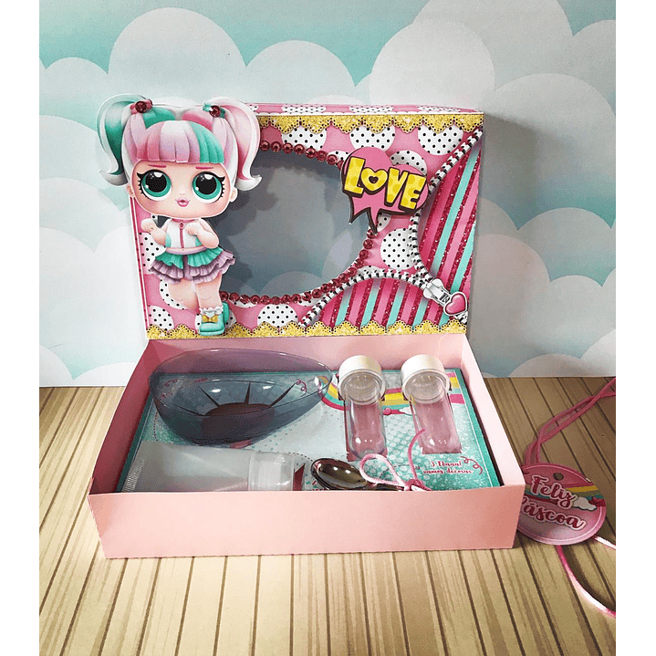 Pack Páscoa 17 Caixas Mini Confeiteiro Menina  8