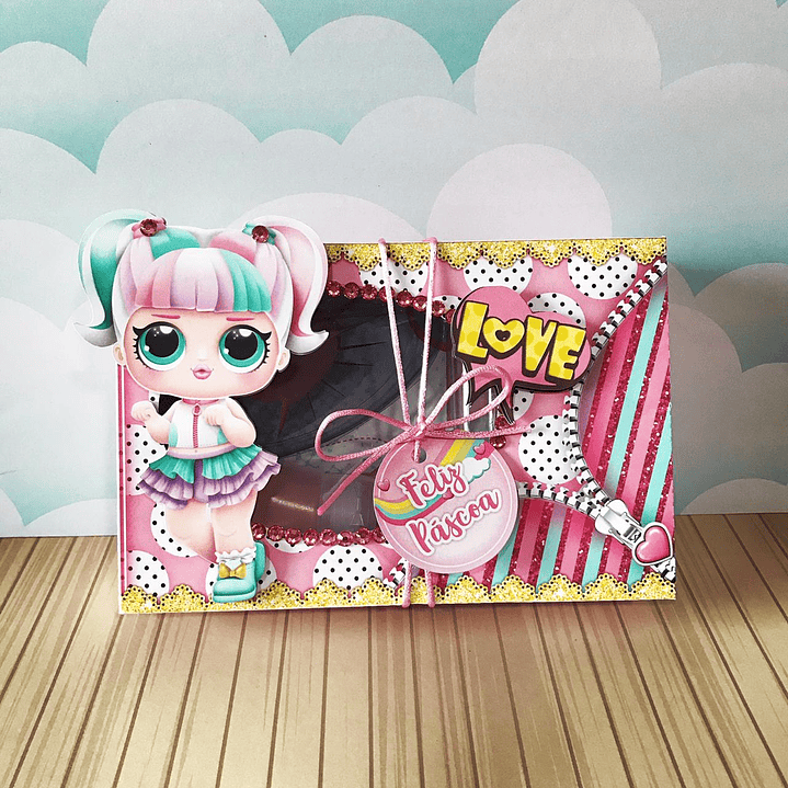 Pack Páscoa 17 Caixas Mini Confeiteiro Menina  12