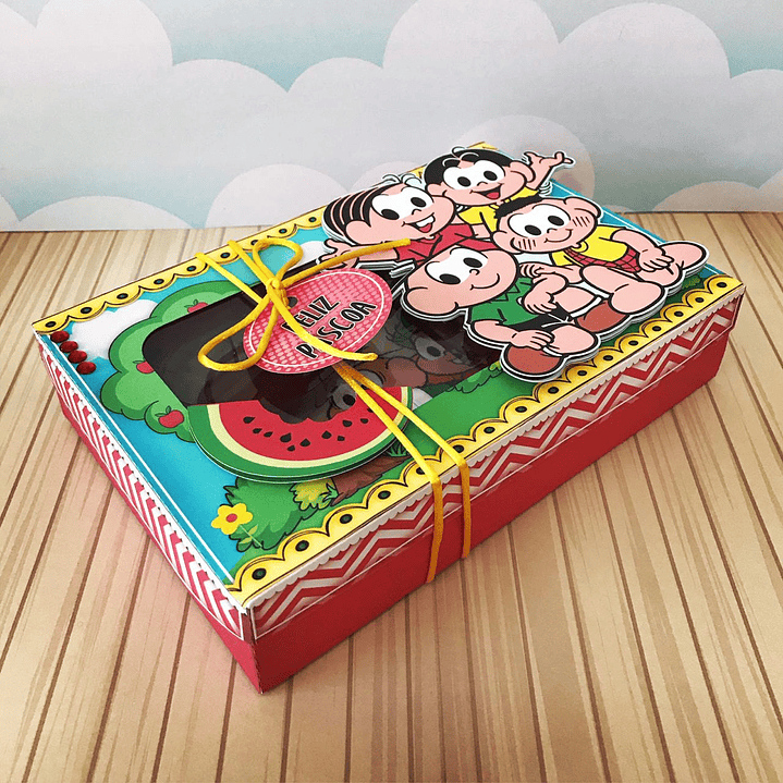 Pack Páscoa 17 Caixas Mini Confeiteiro Menina  25