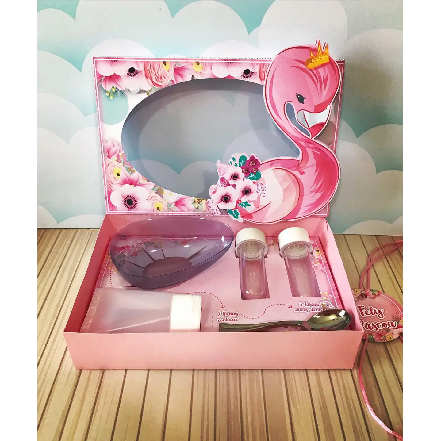 Pack Páscoa 17 Caixas Mini Confeiteiro Menina  24