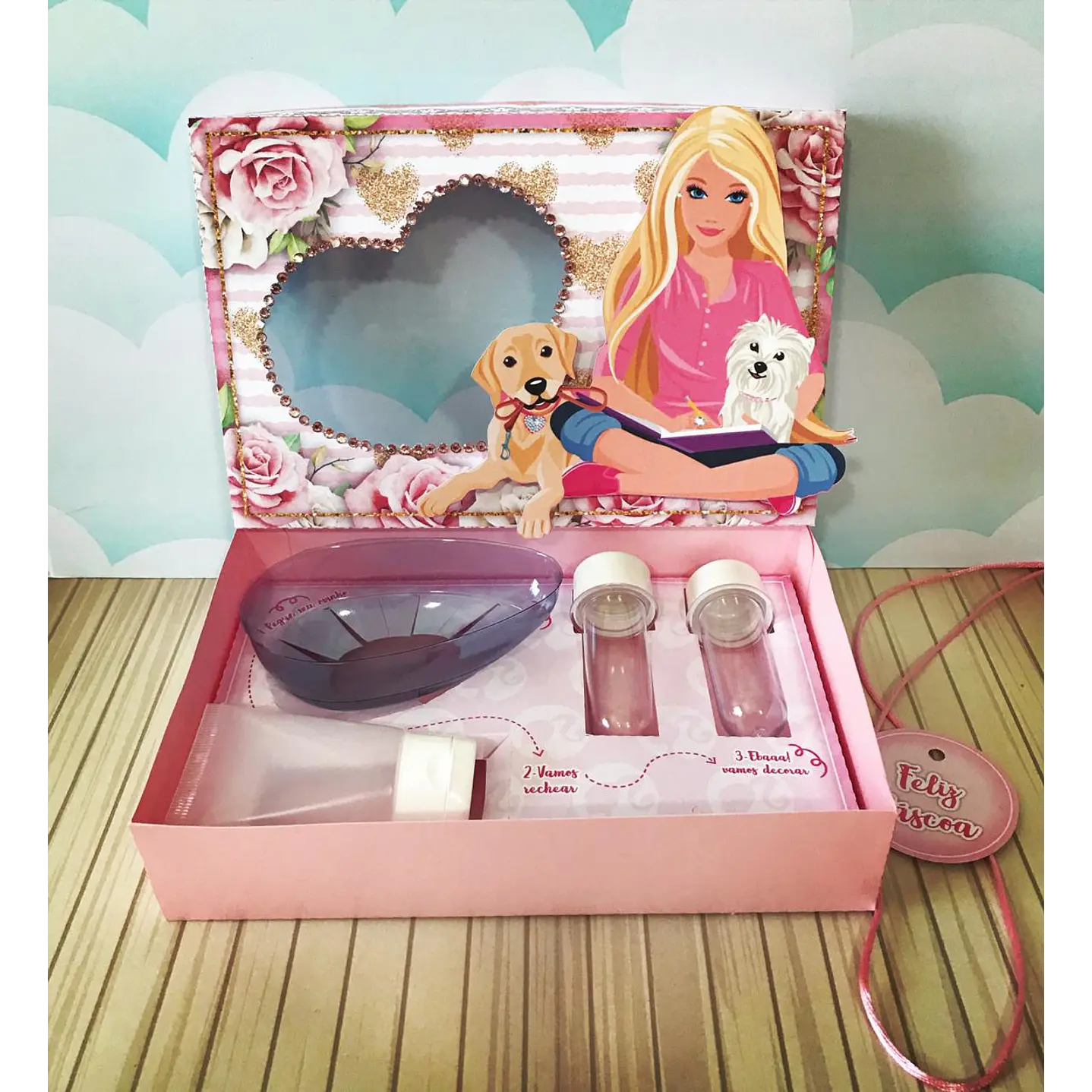 Pack Páscoa 17 Caixas Mini Confeiteiro Menina  25