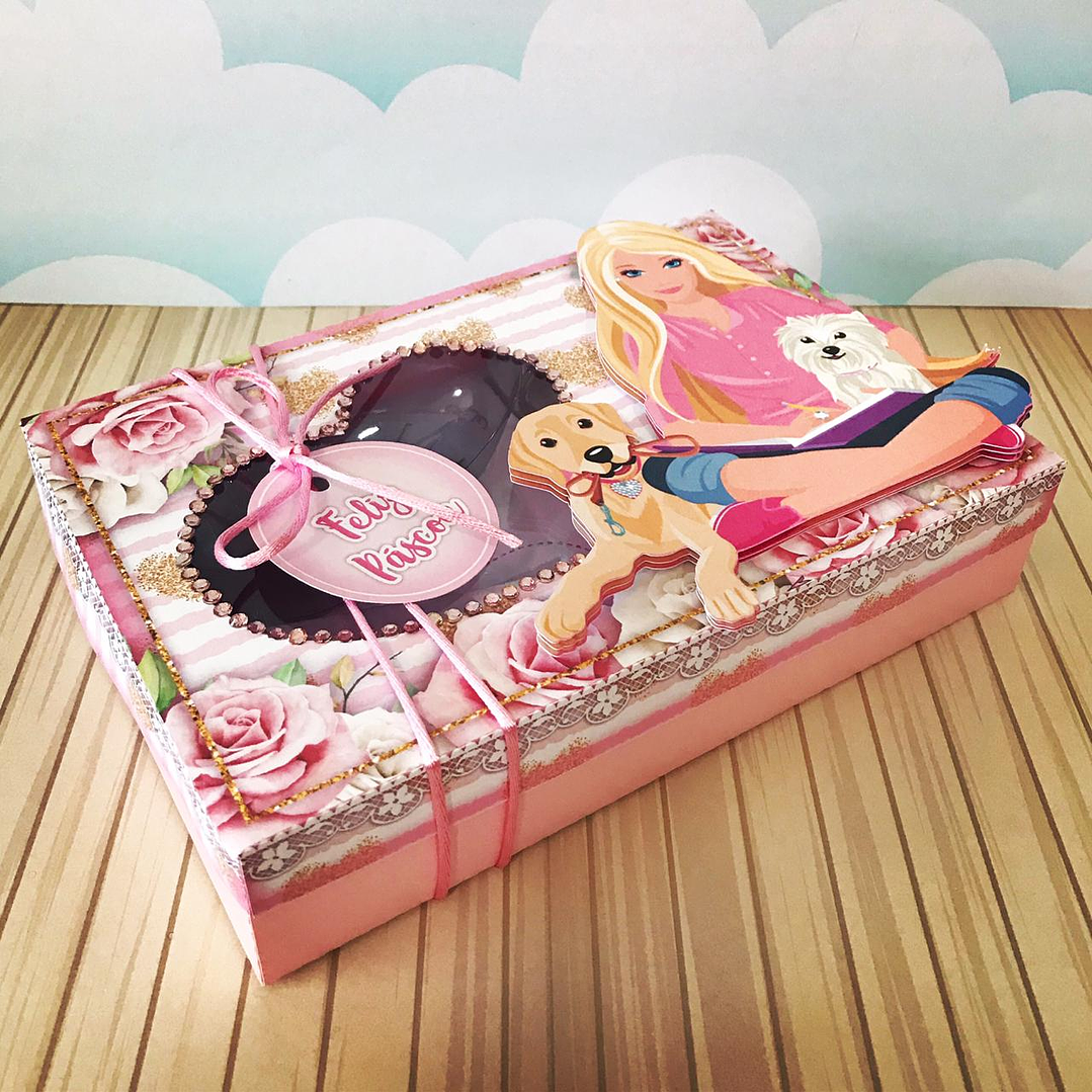 Pack Páscoa 17 Caixas Mini Confeiteiro Menina  30
