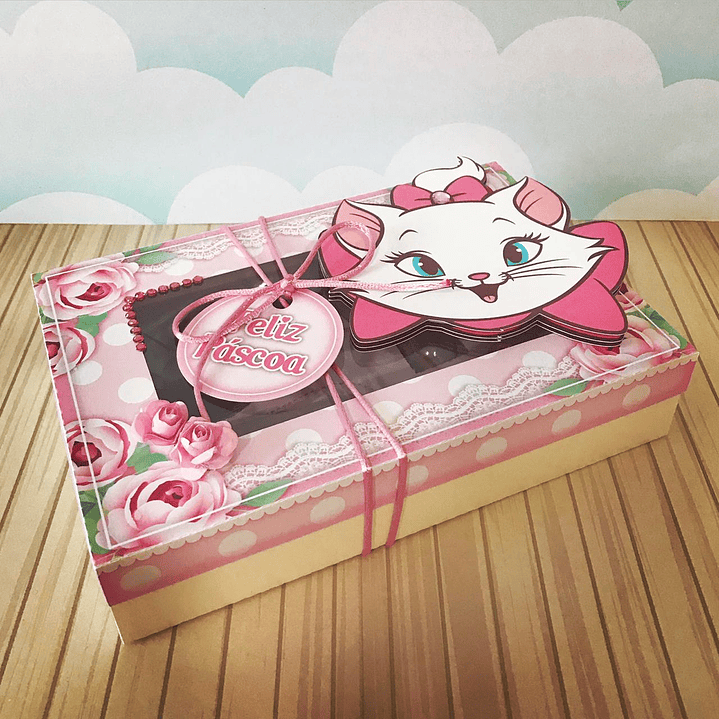 Pack Páscoa 17 Caixas Mini Confeiteiro Menina  35