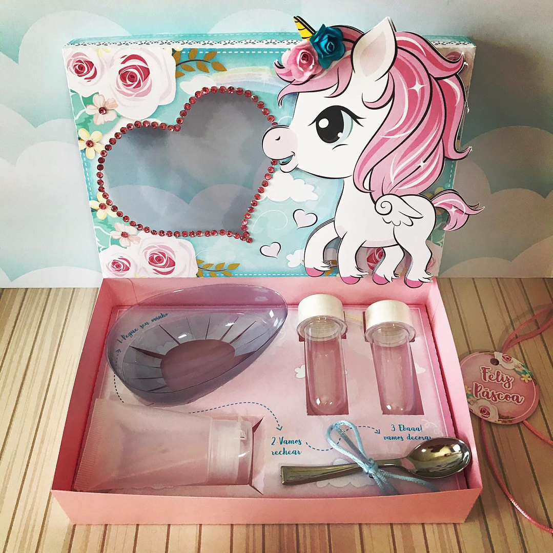 Pack Páscoa 17 Caixas Mini Confeiteiro Menina  39