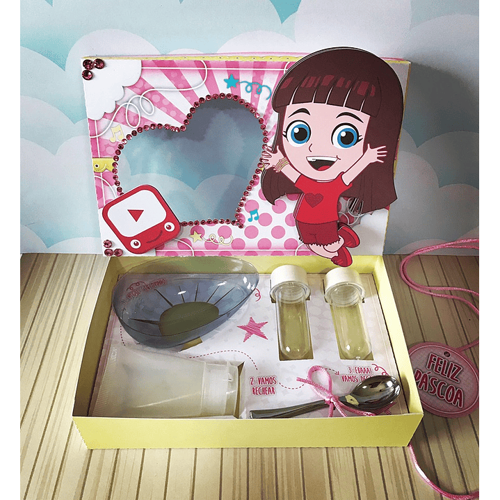 Pack Páscoa 17 Caixas Mini Confeiteiro Menina  45