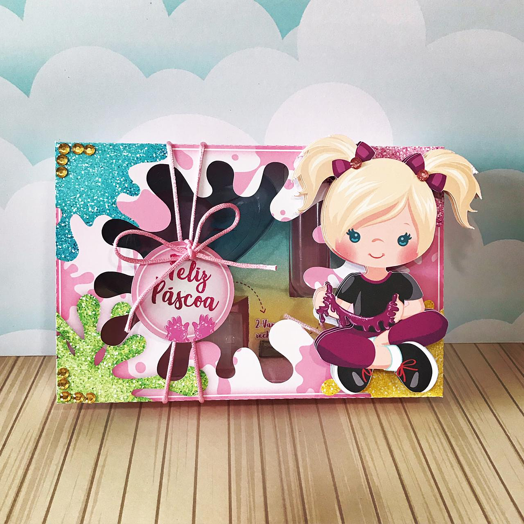Pack Páscoa 17 Caixas Mini Confeiteiro Menina  52