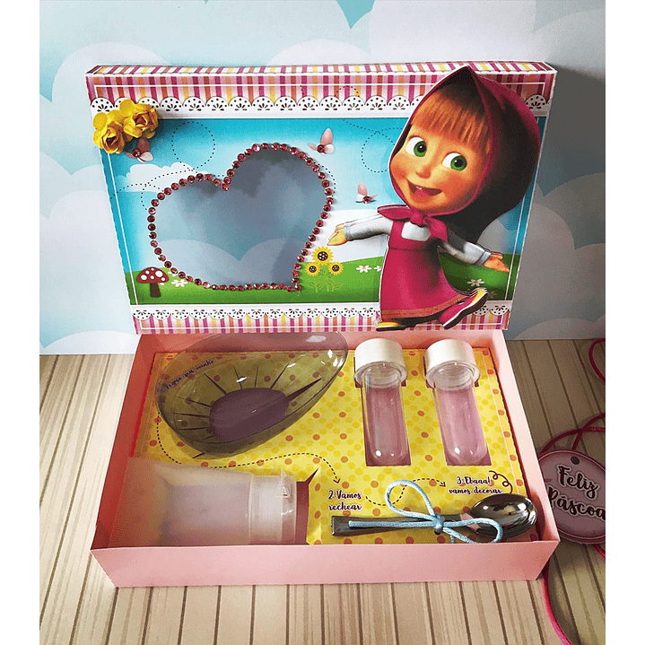 Pack Páscoa 17 Caixas Mini Confeiteiro Menina  53