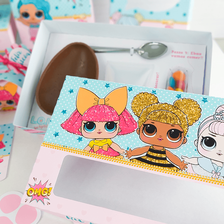 Arquivo de Corte Páscoa LOL Surprise Caixas e Caça aos Ovos 4