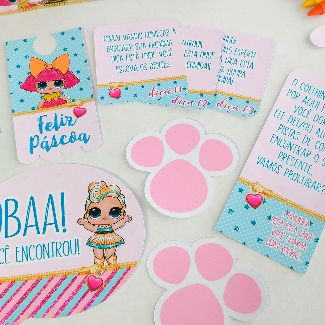 Arquivo de Corte Páscoa LOL Surprise Caixas e Caça aos Ovos 12